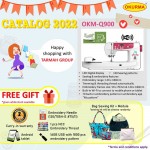 OKURMA/OKM-Q900 PORTABLE SEWING & EMBROIDERY MACHINE